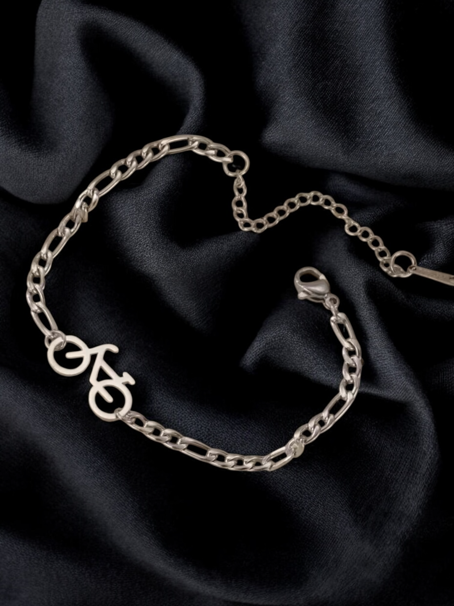 צמיד אופניים כסוף