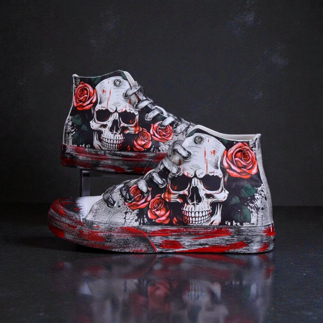 נעלי סניקרס | KD Skull Roses
