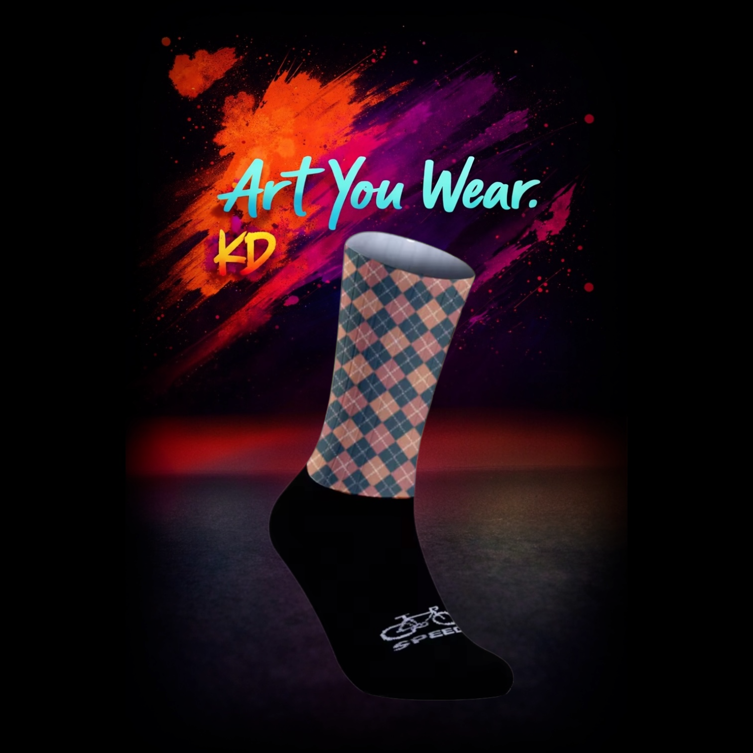 גרבי אירו KD Aero TARTAN RUST